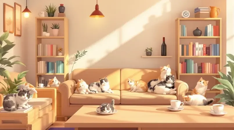 猫咪咖啡馆 - 木瓜影视热门短片封面